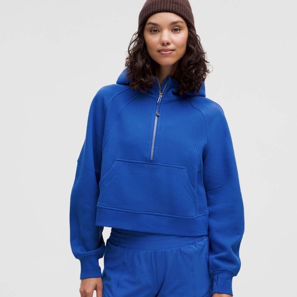 lululemon athletica Sweaters - Lululemon Scuba Oversized Half-Zip Hoodie
Cerulean Blue